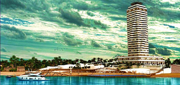 هتل پنج ستاره زیگورات، برج رقصان جزیره قشم