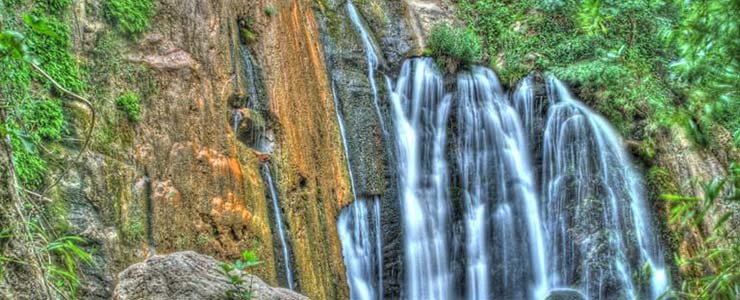 آبشار وارك لرستان، آبشاری پلكانی