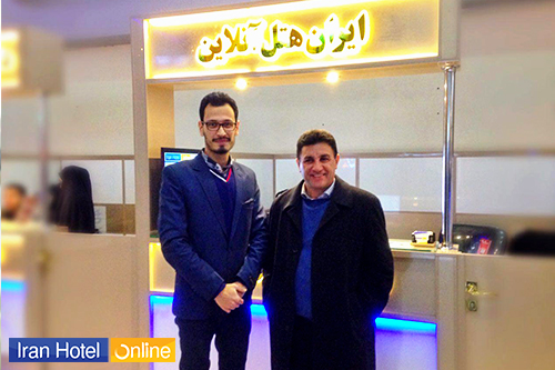 بازدید امیر قلعه نویی از کانتر فرودگاهی ایران هتل