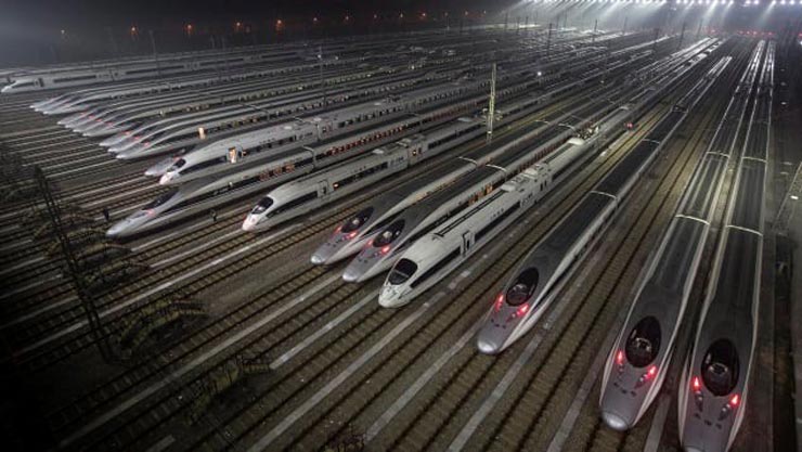 خطوط راه آهن سریع السیر در سراسر جهان