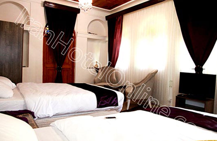 اتاق دو تخته توئین هتل سنتی بهروزی قزوین