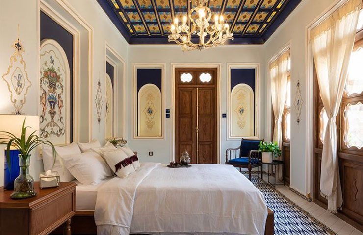 اتاق دو تخته دبل هتل بوتیک 5 ستاره اسکرو شیراز 