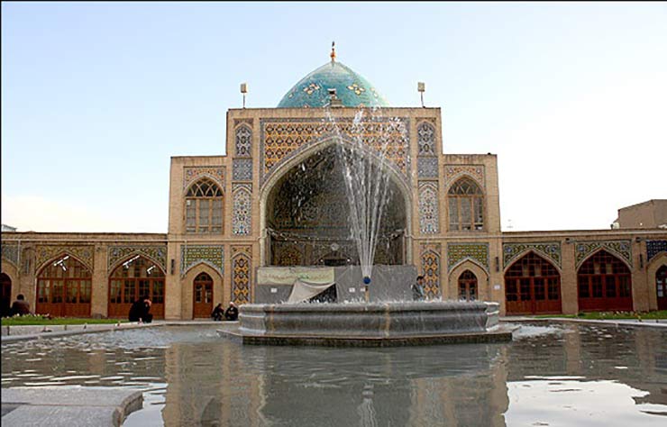 نمای ساختمان مسجد مشیر شیراز