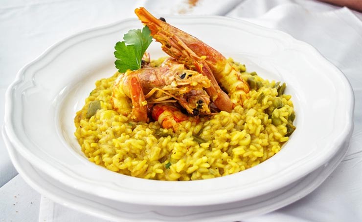 Saffron risotto