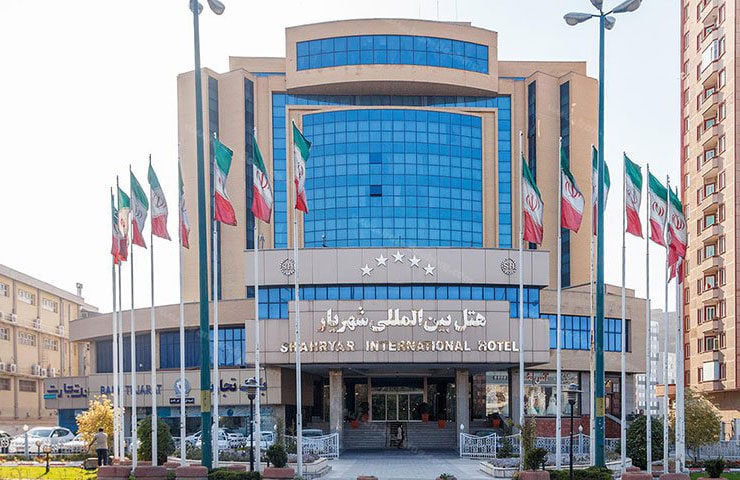 نمای ساختمان هتل شهریار تبریز