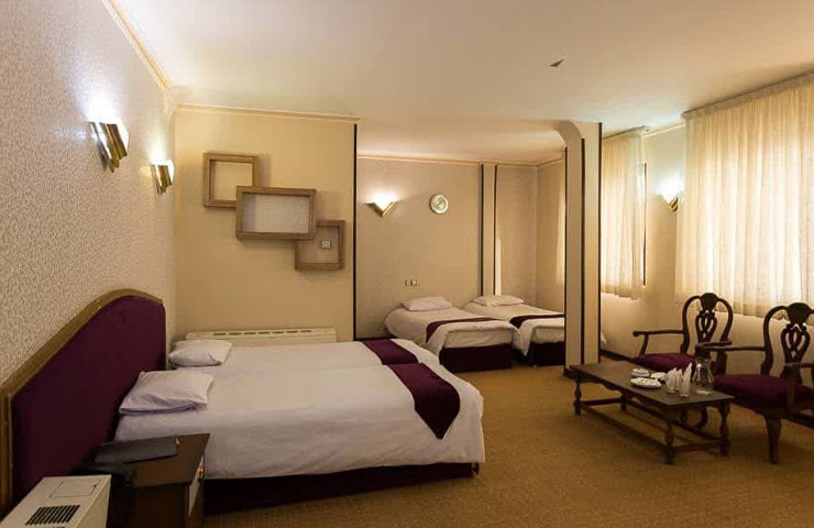 سوئیت دو تخته دبل هتل شیراز مشهد