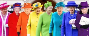 رنگین ترین لباس های ملكه الیزابت
