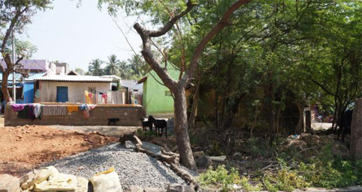 Around 130 families live in Andaman, many of whom work in the surrounding paddy fields