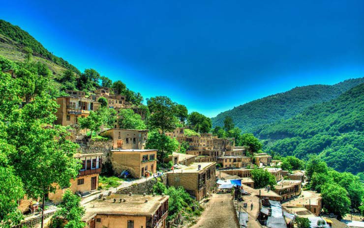 نمایی از روستای پلکانی ماسوله