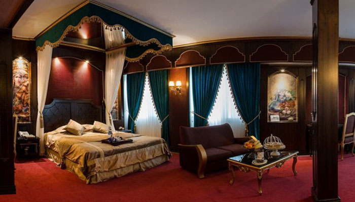 اتاق‌ها و سوئیت‌های هتل بین ‌المللی قصر مشهد