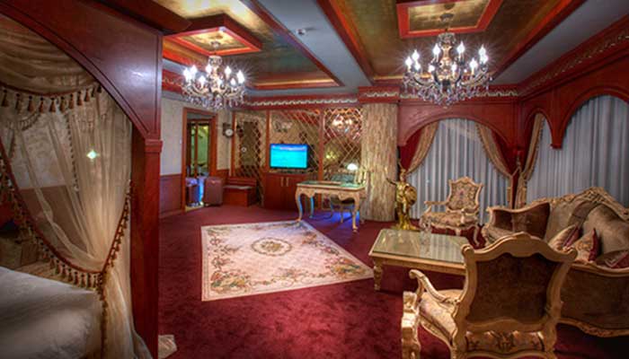 واحدهای اقامتی هتل درویشی مشهد