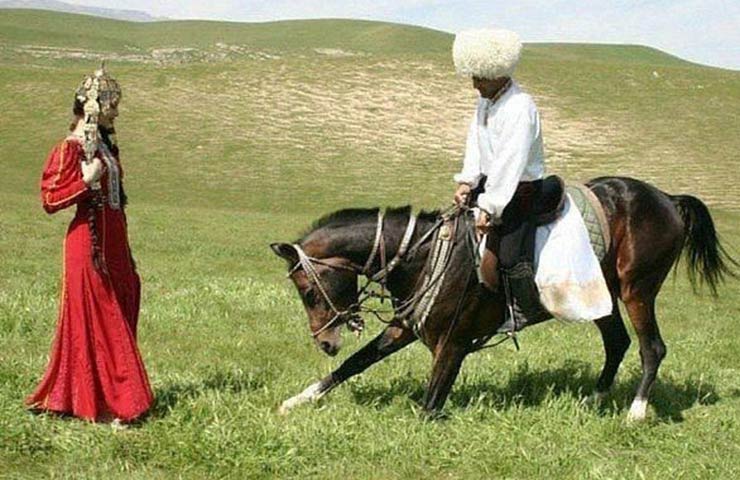  مراسم اوجه و ازدواج در قوم ترکمن 