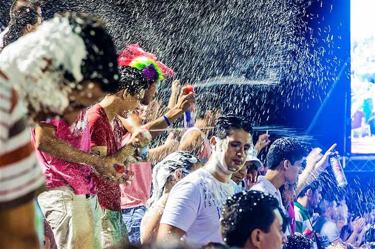 Snow in summertime in Paraguay