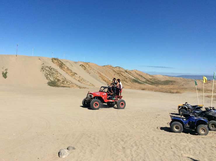 Play in the sand dunes of Ilocos Norte