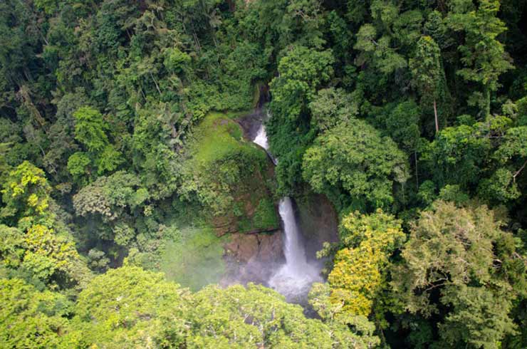 Zipline over six waterfalls in Lake Sebu