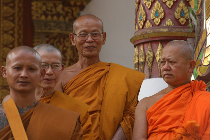 Monks at an ordination 