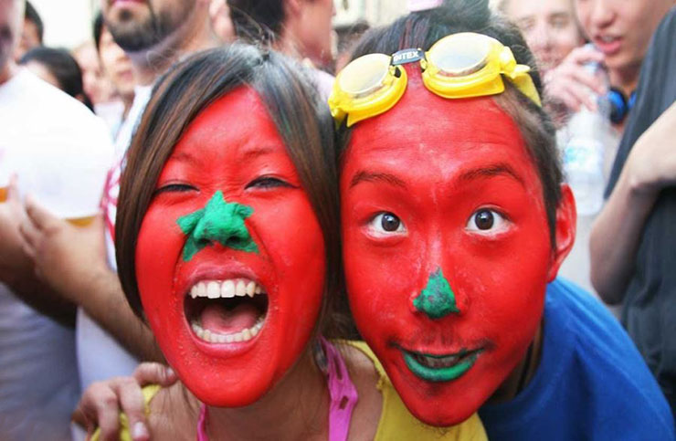 جشن گوجه یا لا توماتینا در اسپانیا