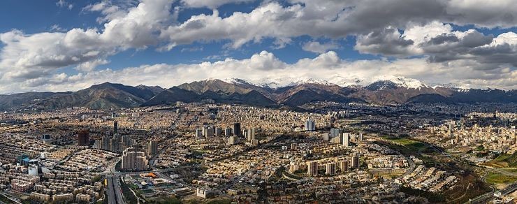 دورنمای شهر تهران