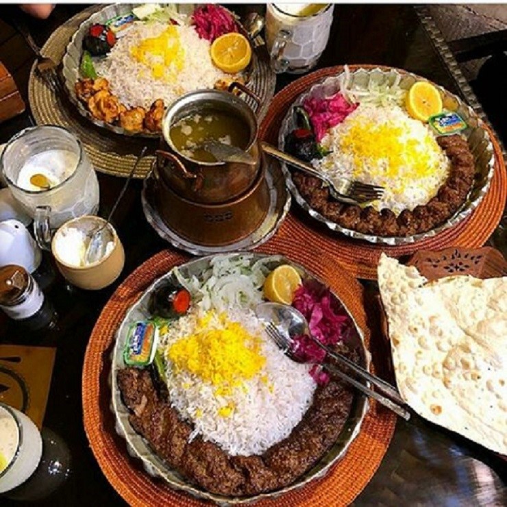 غذاهای رستوران مرشد تهران