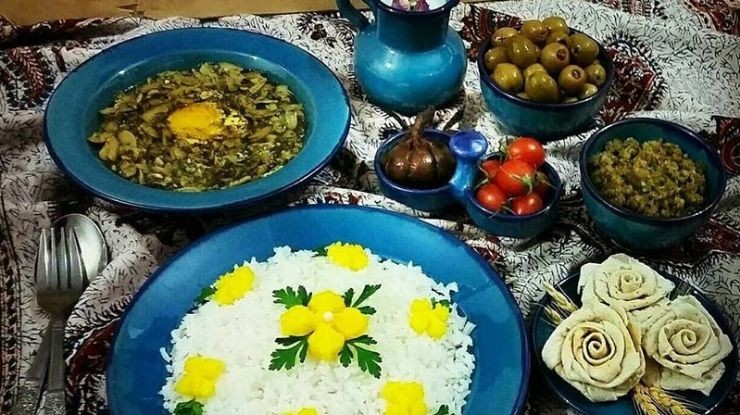 نمونه ای از غذاهای سنتی سلمانشهر