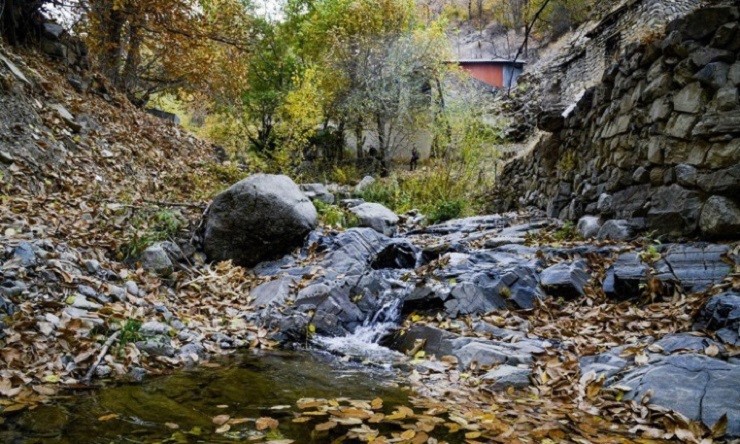 رودخانه روستای واریان کرج