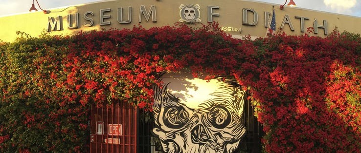 موزه مرگ، در هالیوود