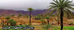 روستای اصفهك طبس روستایی با قدمت 400 سال در دل كویر