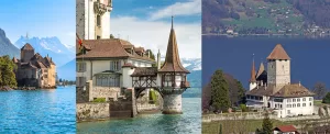 ۱۰ قلعه ی زیبای سوئیس