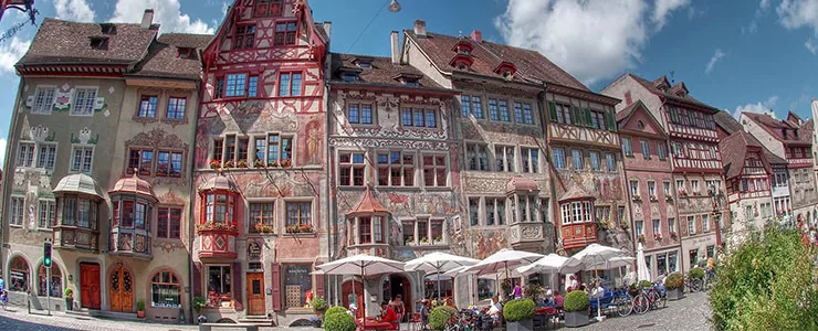 اشتاین ام راین شهری زیبا در سوئیس