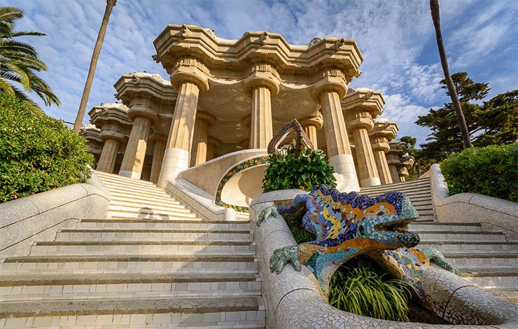 Parque Güell, one of Gaudi’s work