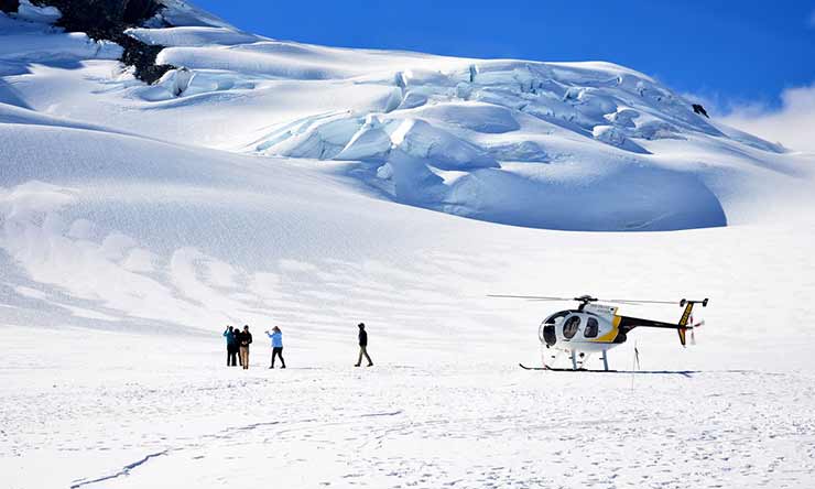 Heli-hiking on Franz Josef Glacier