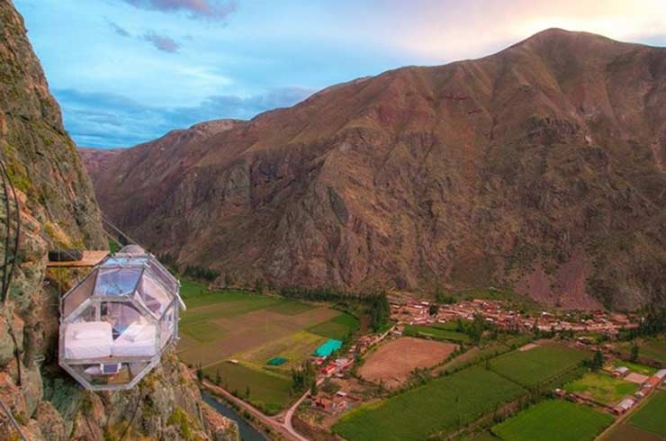 اتاق ها و هتل های معلق در پرو