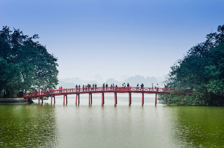 Hoan Kiem Lake in Hanoi