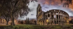 آمفی تاتر  كولوسئوم  در  روم بنایی بی نظیر در كشور  ایتالیا