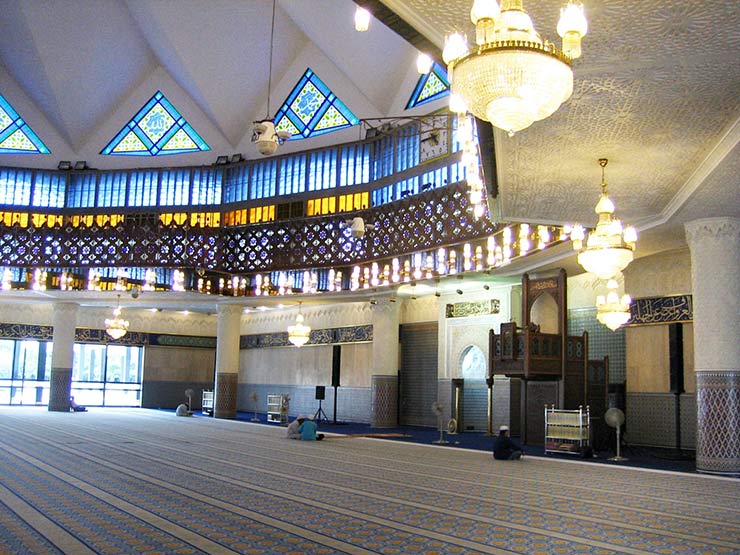 مسجد نشنال، کوآلالامپور، مالزی