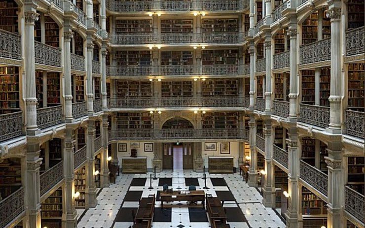 George Peabody Library, Johns Hopkins University, Baltimore