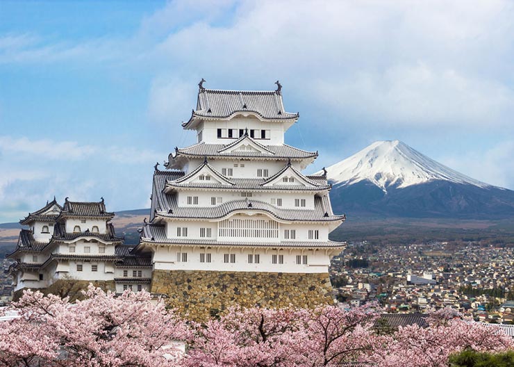 Himeji Castle in Himeji, Japan