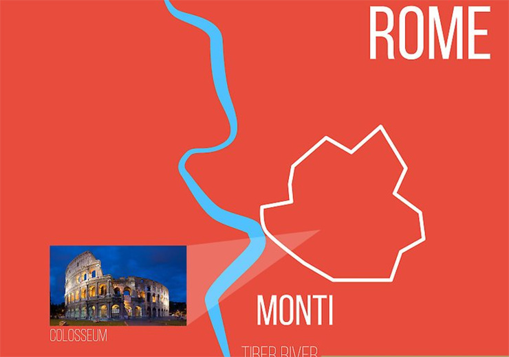  Head to Monti after visiting the Colosseum