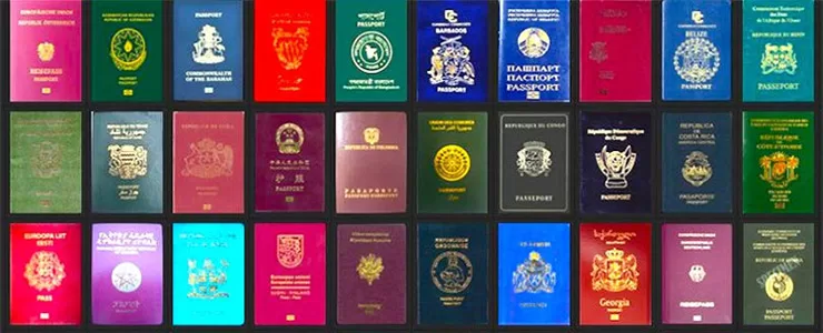 رنگ پاسپورت و اهمیت کشور در سفر