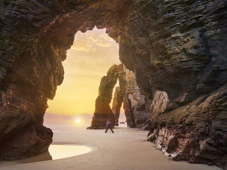 Beach of the Cathedrals, Galicia, Spain