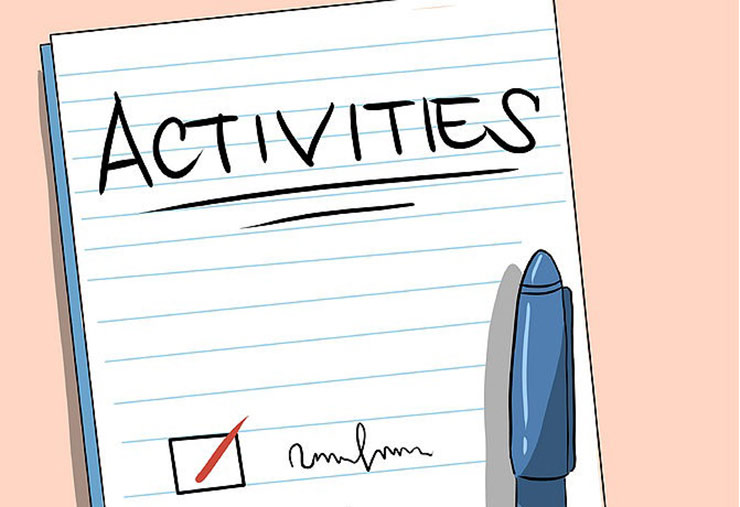 Plan activities during your vacation 