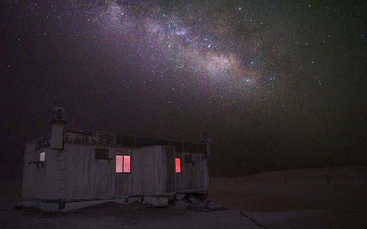 موقعیت ماه در آسمان امشب