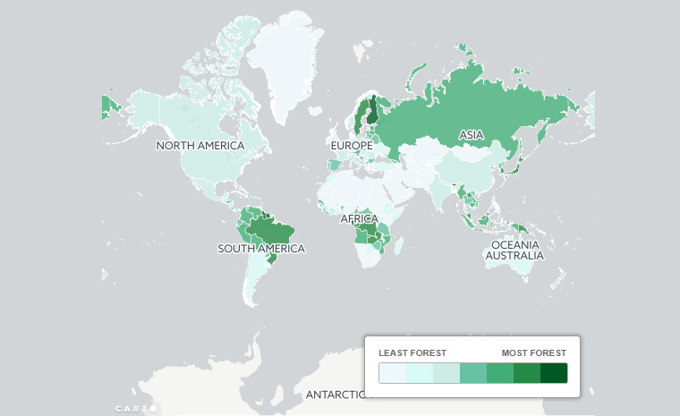 سبزترین نقاط دنیا