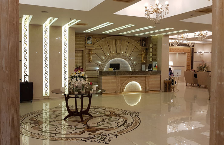 پذیرش هتل حلما مشهد
