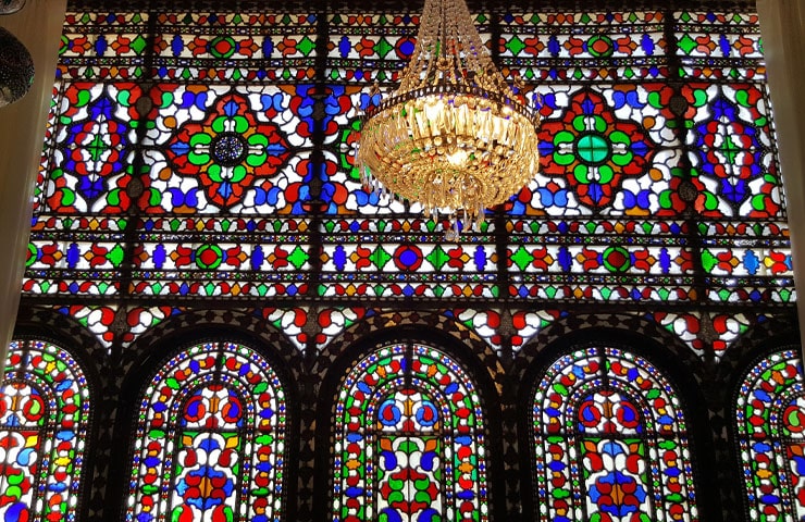 در و پنجره گره چینی هتل عتیق اصفهان