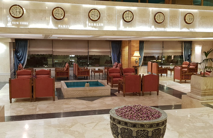 لابی هتل زندیه شیراز 
