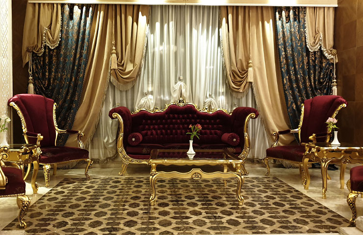مبلمان سوئیت های مجلل هتل زندیه شیراز 