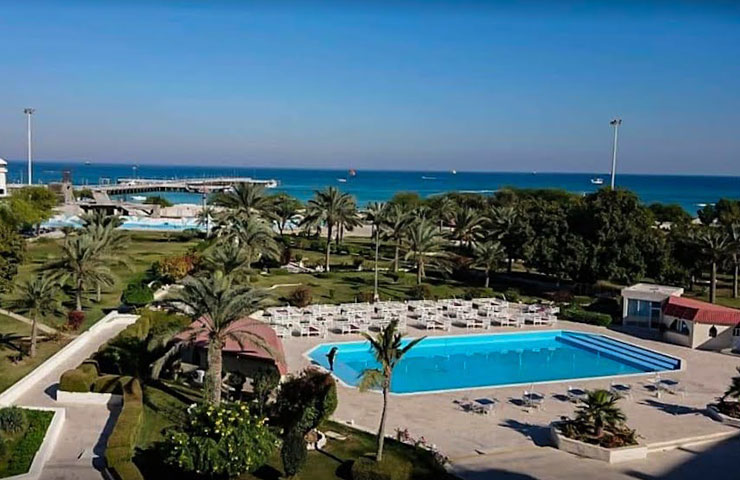 ساحل و محوطه هتل شایان کیش 