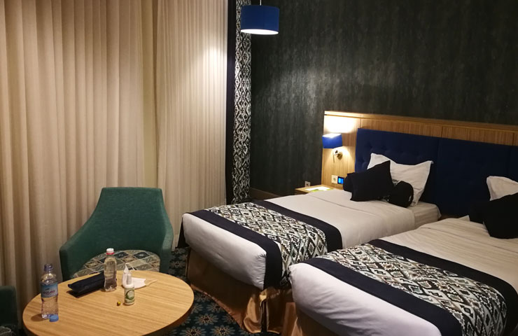 اتاق دو تخته توئین هتل کوثر اصفهان