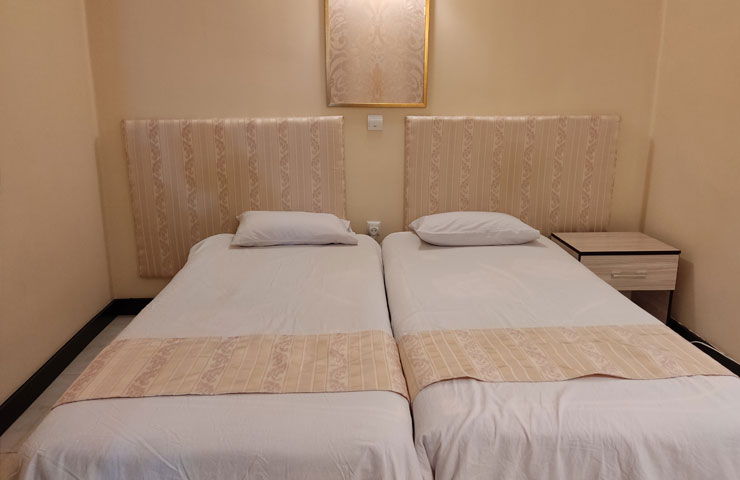 اتاق دو تخته توئین هتل سپید زنجان